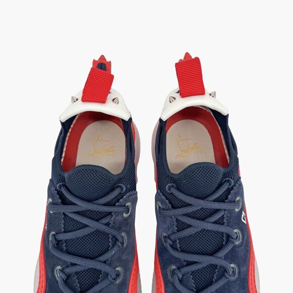 Christian Louboutin Arpoador Navy Drawstring Sock Sneakers Size 39 US 9 Women's - Picture 5 of 16